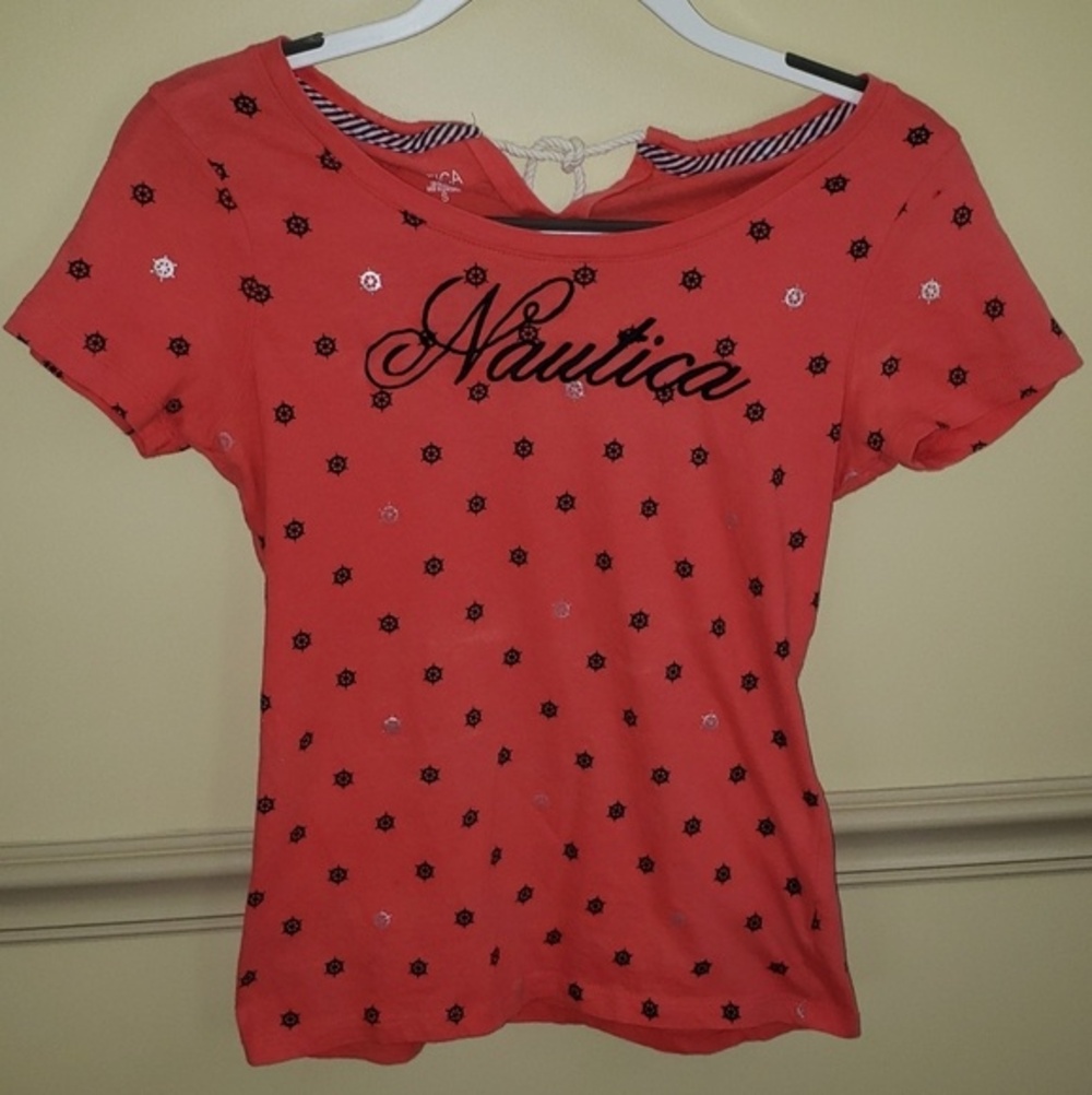 NAUTICA Salmon T-Shirt Size S Nautica Theme